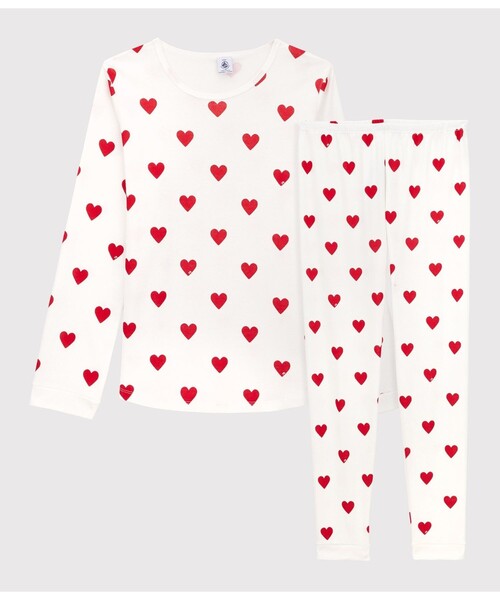 PETIT BATEAU(プチバトー)の「プリント長袖パジャマ(ルームウェア/パジャマ・レディース・ホワイト・SMALL/X-LARGE/MEDIUM/LARGE)」の12枚目の写真