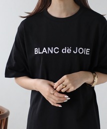 アソートロゴ/箔/フロッキープリントTシャツ/カットソー