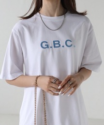 アソートロゴ/箔/フロッキープリントTシャツ/カットソー