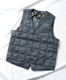 TAION | 【TAION/タイオン】V NECK BUTTON INNER DOWN GILET/インナーダウンジレ(ベスト)