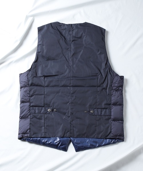 TAION(タイオン)の「【TAION/タイオン】V NECK BUTTON INNER DOWN GILET/インナーダウンジレ(ベスト・メンズ・ブラック/ネイビー/チャコールグレー・L/M/LL)」の9枚目の写真