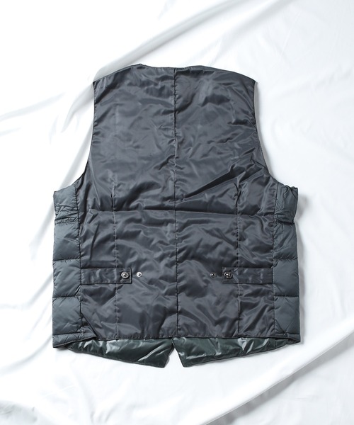TAION(タイオン)の「【TAION/タイオン】V NECK BUTTON INNER DOWN GILET/インナーダウンジレ(ベスト・メンズ・ブラック/ネイビー/チャコールグレー・L/M/LL)」の11枚目の写真