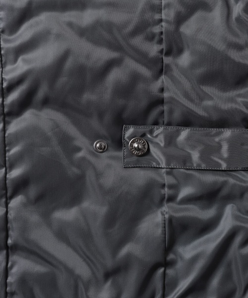 TAION(タイオン)の「【TAION/タイオン】V NECK BUTTON INNER DOWN GILET/インナーダウンジレ(ベスト・メンズ・ブラック/ネイビー/チャコールグレー・L/M/LL)」の12枚目の写真