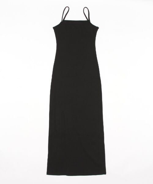 SPIRALGIRL（スパイラルガール）の「スリットロングキャミワンピース（ワンピース・レディース・ブラック/ブルー・FREE）」の6枚目の写真