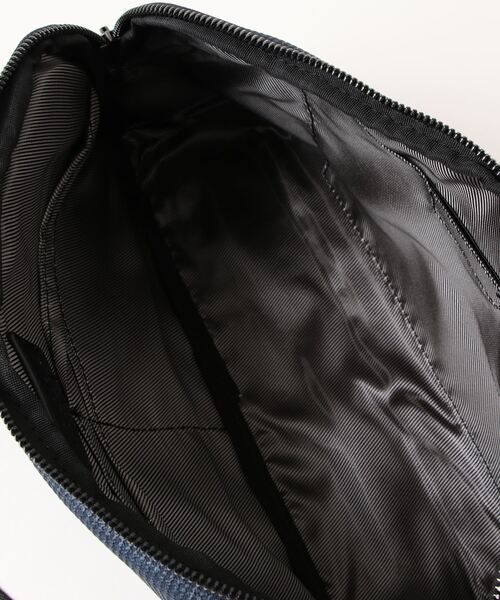 MONSIEUR NICOLE（ムッシュニコル）の「ダブルジップボディバッグ（ボディバッグ/ウエストポーチ・メンズ・ネイビー/ホワイト系その他/ブラック・FREE）」の14枚目の写真