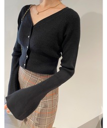 SustainableクロップドカーデTOPS