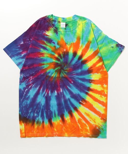SAWINTO(ソイント)の「TIE DYE 【タイダイ】- TIE DYE TEE /タイダイ ティー(Tシャツ/カットソー・メンズ・レインボー/その他1/レッド/ダークグリーン/ターコイズブルー/パープル・LARGE/MEDIUM/X-LARGE)」の5枚目の写真