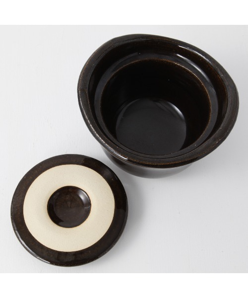 無印良品（ムジルシリョウヒン）の「土釜おこげ　１．５合炊き　約直径１８×高さ１２ｃｍ（鍋/フライパン・メンズ・ダークブラウン・FREE）」の3枚目の写真