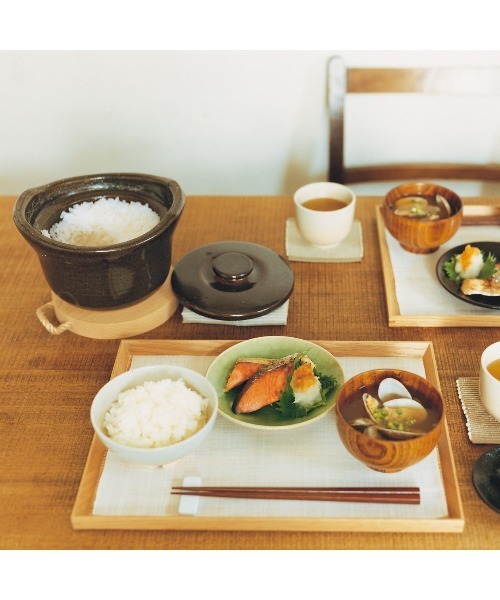 無印良品（ムジルシリョウヒン）の「土釜おこげ　１．５合炊き　約直径１８×高さ１２ｃｍ（鍋/フライパン・メンズ・ダークブラウン・FREE）」の5枚目の写真