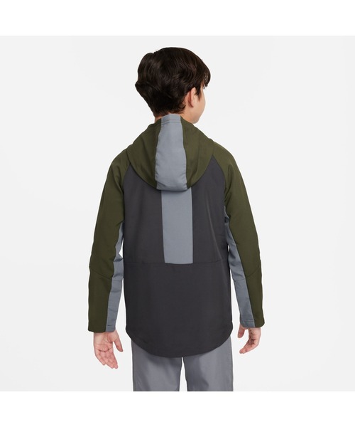 NIKE(ナイキ)の「ナイキ NIKE ナイキ YTH DF ウーブン ジャケット(ナイロンジャケット・キッズ・ブラック/グレー・130cm/160cm/140cm/150cm)」の8枚目の写真
