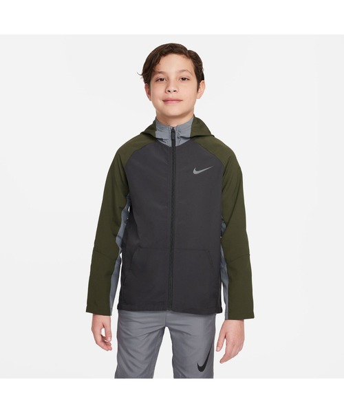 NIKE(ナイキ)の「ナイキ NIKE ナイキ YTH DF ウーブン ジャケット(ナイロンジャケット・キッズ・ブラック/グレー・130cm/160cm/140cm/150cm)」の7枚目の写真