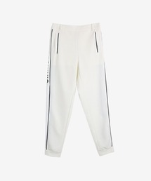 <LADIES>異素材ミックス パンツ ロング ベロア 2023年秋冬