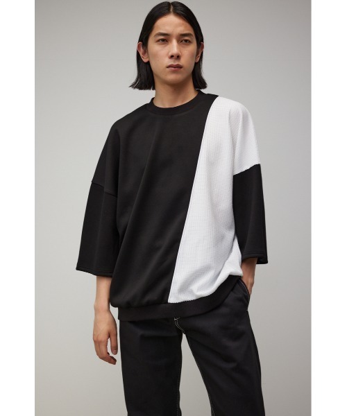 AZUL by moussy(アズールバイマウジー)の「ワッフル切リ替エパイピングトップス(Tシャツ/カットソー・メンズ・グリーン系その他/ホワイト系その他/ブラック系その他・LARGE/MEDIUM)」の14枚目の写真