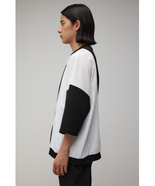 AZUL by moussy(アズールバイマウジー)の「ワッフル切リ替エパイピングトップス(Tシャツ/カットソー・メンズ・グリーン系その他/ホワイト系その他/ブラック系その他・LARGE/MEDIUM)」の17枚目の写真