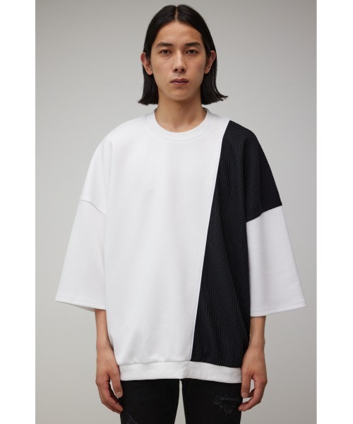 AZUL by moussy(アズールバイマウジー)の「ワッフル切リ替エパイピングトップス(Tシャツ/カットソー・メンズ・グリーン系その他/ホワイト系その他/ブラック系その他・LARGE/MEDIUM)」の7枚目の写真