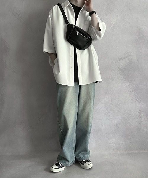 SERACE（セラス）の「【SERACE】basic body bag / ベーシックボディバッグ（ボディバッグ/ウエストポーチ・メンズ・ブラック・FREE）」の9枚目の写真