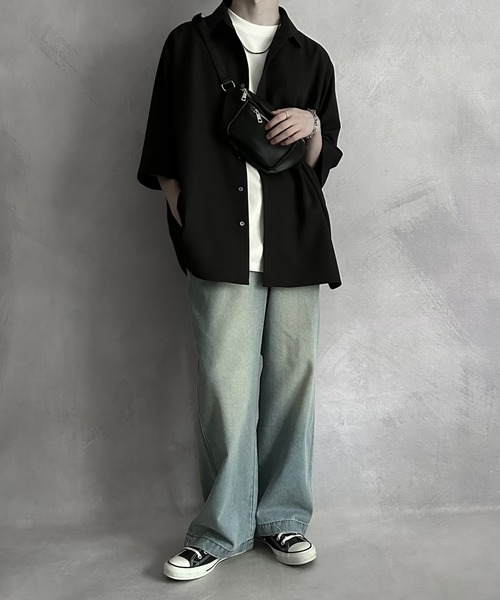 SERACE（セラス）の「【SERACE】basic body bag / ベーシックボディバッグ（ボディバッグ/ウエストポーチ・メンズ・ブラック・FREE）」の10枚目の写真