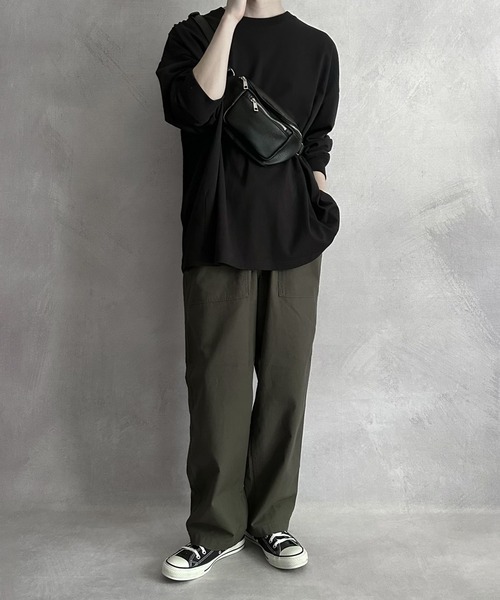 SERACE（セラス）の「【SERACE】basic body bag / ベーシックボディバッグ（ボディバッグ/ウエストポーチ・メンズ・ブラック・FREE）」の15枚目の写真