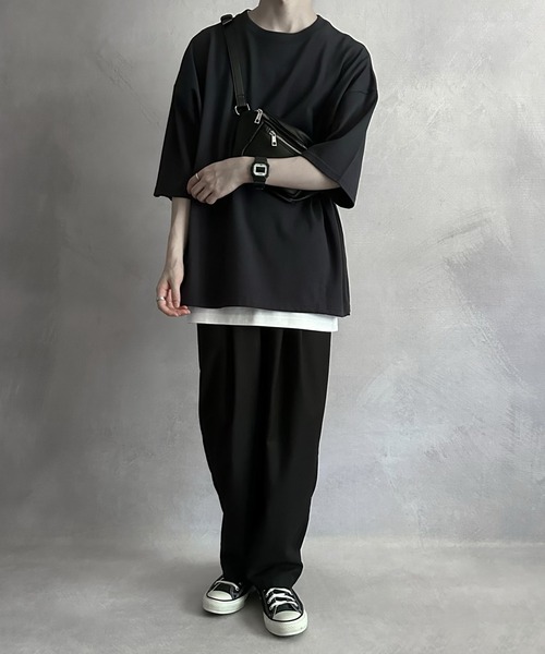 SERACE（セラス）の「【SERACE】basic body bag / ベーシックボディバッグ（ボディバッグ/ウエストポーチ・メンズ・ブラック・FREE）」の18枚目の写真