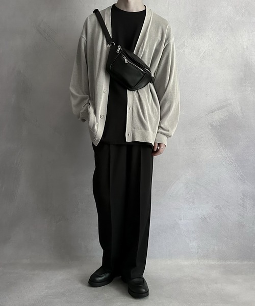 SERACE（セラス）の「【SERACE】basic body bag / ベーシックボディバッグ（ボディバッグ/ウエストポーチ・メンズ・ブラック・FREE）」の19枚目の写真