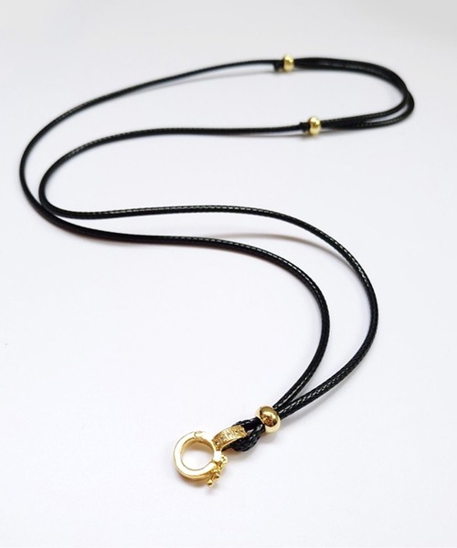 ALL RUNS（オールランズ）の「▲DOUBLE BLACK NECKLACE/ダブルブラックネックレス（ネックレス・メンズ・ゴールド/シルバー・FREE）」の4枚目の写真