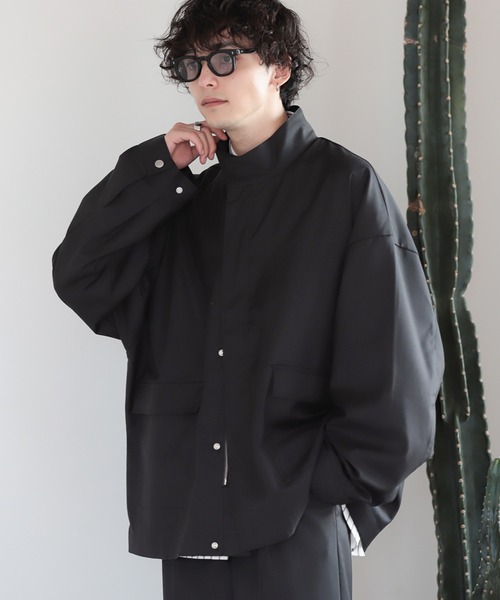 RAGEBLUE（レイジブルー）の「【SET UP/セットアップ】TRジップブルゾン&ドレープフレアワイドスラックスパンツ（ブルゾン・メンズ・ブラック/ブラウン・MEDIUM/LARGE）」の20枚目の写真