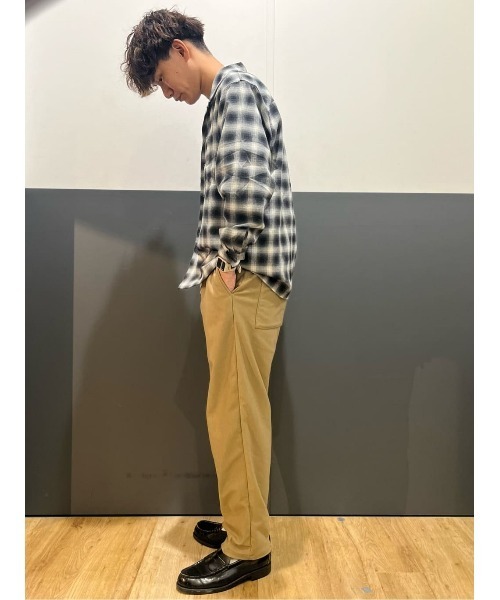 BACK NUMBER（バックナンバー）の「【BACK NUMBER】【エクストラサーモ】ネルオープンカラー長袖シャツ（シャツ/ブラウス・メンズ・ブルー/ブラック/ブラウン・L/M/XL）」の15枚目の写真