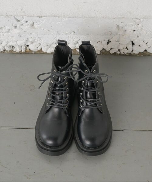 RETRO GIRL(レトロガール)の「レースアップブーツ(ブーツ・レディース・ブラック/オフホワイト/シルバー・MEDIUM/LARGE)」の8枚目の写真
