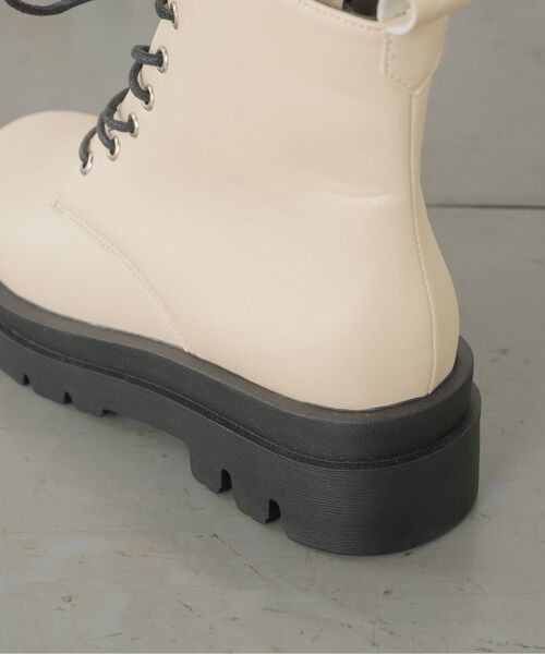 RETRO GIRL(レトロガール)の「レースアップブーツ(ブーツ・レディース・ブラック/オフホワイト/シルバー・MEDIUM/LARGE)」の22枚目の写真