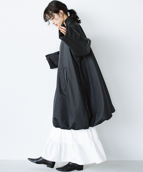 haco!(ハコ)の「【nunuforme】新型中わたコート(その他アウター・レディース・ベージュ系その他/ブラック・2)」の20枚目の写真