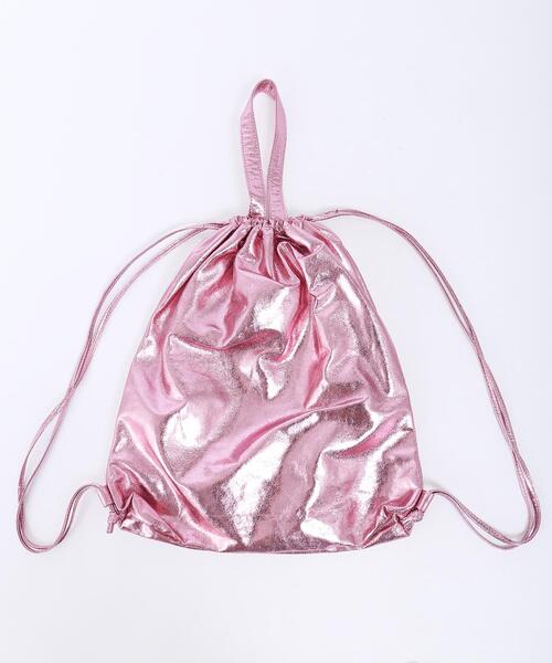 WC（ダブル シー）の「メタリック2WAYナップサック（バックパック/リュック・レディース・シルバー/ピンク・FREE）」の22枚目の写真