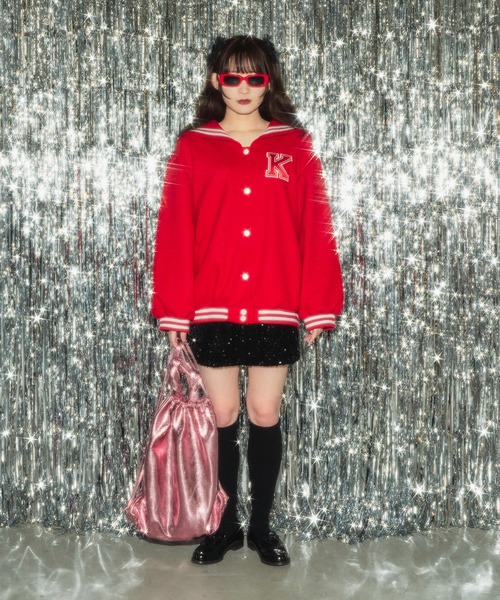 WC（ダブル シー）の「メタリック2WAYナップサック（バックパック/リュック・レディース・シルバー/ピンク・FREE）」の8枚目の写真