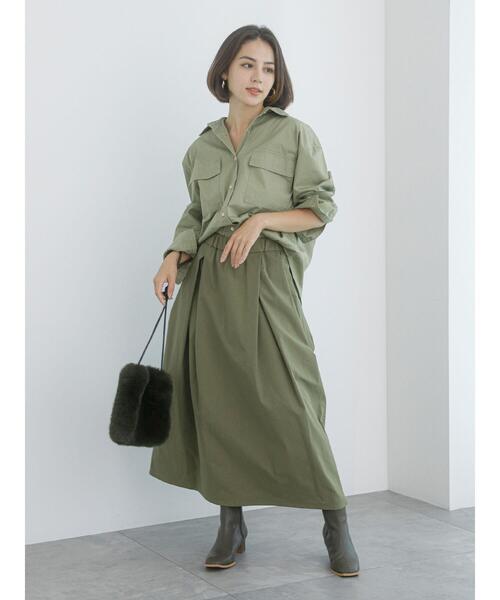 Te chichi（テチチ）の「【Atelier Militaire】ダブルポケットシャツ（シャツ/ブラウス・レディース・カーキ・F）」の3枚目の写真