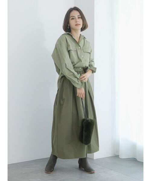 Te chichi（テチチ）の「【Atelier Militaire】ダブルポケットシャツ（シャツ/ブラウス・レディース・カーキ・F）」の5枚目の写真