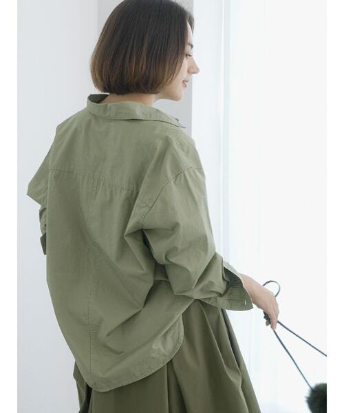 Te chichi（テチチ）の「【Atelier Militaire】ダブルポケットシャツ（シャツ/ブラウス・レディース・カーキ・F）」の10枚目の写真