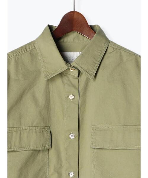 Te chichi（テチチ）の「【Atelier Militaire】ダブルポケットシャツ（シャツ/ブラウス・レディース・カーキ・F）」の15枚目の写真