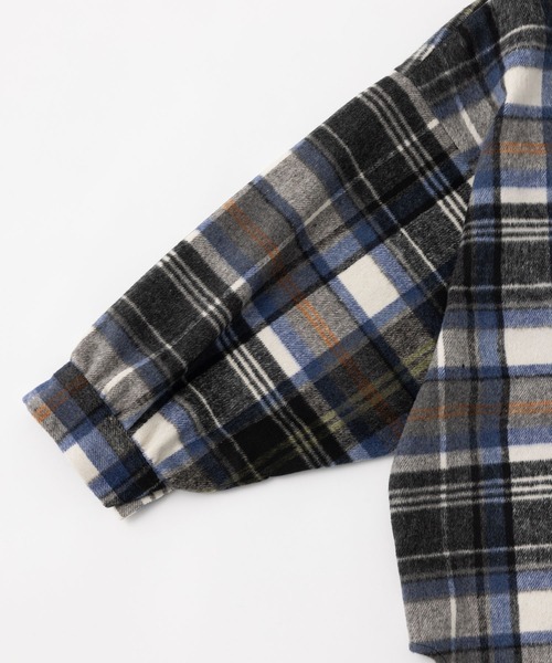 MIEL CRISHUNANT（ミエルクリシュナ）の「オーバーサイズドルマンチェックシャツ（シャツ/ブラウス・レディース・ブラウン系その他/ブルー系その他・FREE）」の9枚目の写真