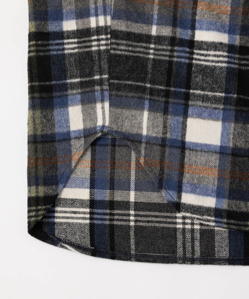 MIEL CRISHUNANT（ミエルクリシュナ）の「オーバーサイズドルマンチェックシャツ（シャツ/ブラウス・レディース・ブラウン系その他/ブルー系その他・FREE）」の11枚目の写真