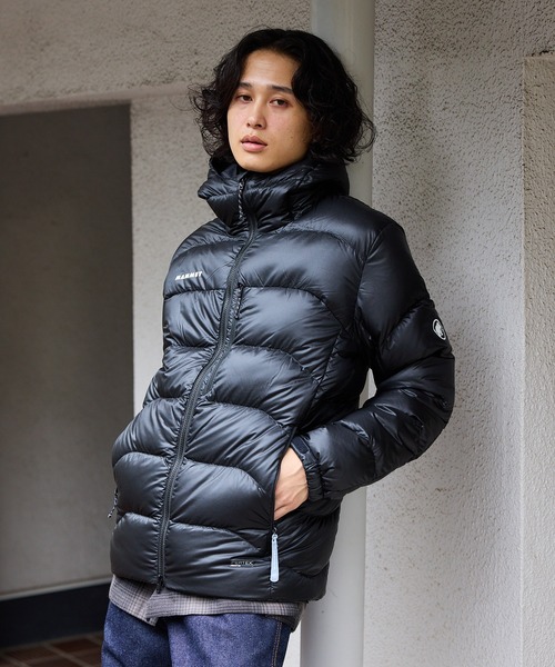 MAMMUT フード付きダウンジャケット Mサイズ　ブラック MAMMUT フード付きダウンジャケット Mサイズ ブラック Amazon