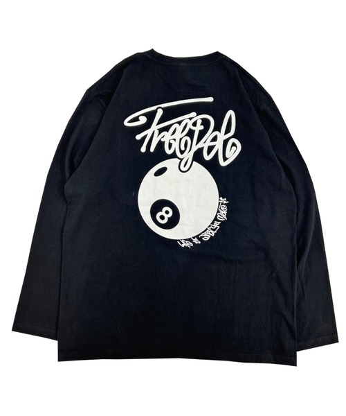 A‘gem 9（エージェムナイン）の「A'GEM/9 × .kom『FREEDEE/フリーディー』ビリヤードデザイン長袖Tシャツ/ロングスリーブカットソー（Tシャツ/カットソー・メンズ・ブラック/ホワイト・FREE）」の10枚目の写真