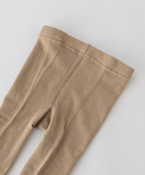 green label relaxing（グリーンレーベルリラクシング）の「GLR リブ 編みタイツ 100cm-140cm（タイツ/ストッキング・キッズ・ライトブルー/ベージュ/ダークグレー/オフホワイト・M(110-130cm)/S(100-110cm)/L(120-140cm)）」の5枚目の写真