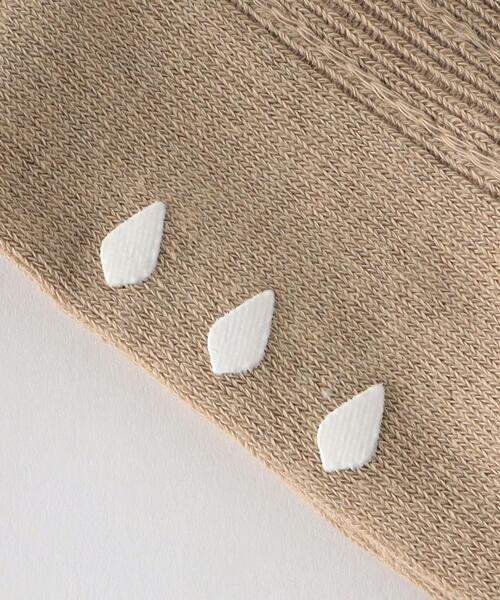 green label relaxing（グリーンレーベルリラクシング）の「GLR リブ 編みタイツ 100cm-140cm（タイツ/ストッキング・キッズ・ライトブルー/ベージュ/ダークグレー/オフホワイト・M(110-130cm)/S(100-110cm)/L(120-140cm)）」の6枚目の写真