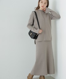 N.（N. Natural Beauty Basic） | ◆ニットベスト＆ボトルネックニットワンピース(ワンピース)