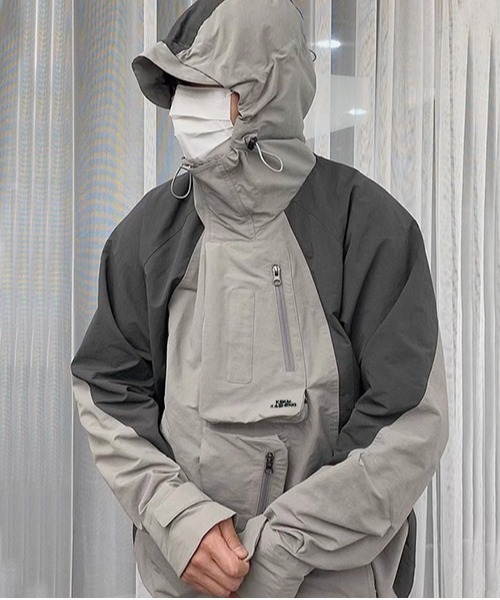 ROOPTOKYO(ループトウキョウ)の「▲MULTI POCKET MOUNTAIN JACKET/マルチポケット マウンテンジャケット(マウンテンパーカー・メンズ・グレー・L/XL/M)」の18枚目の写真