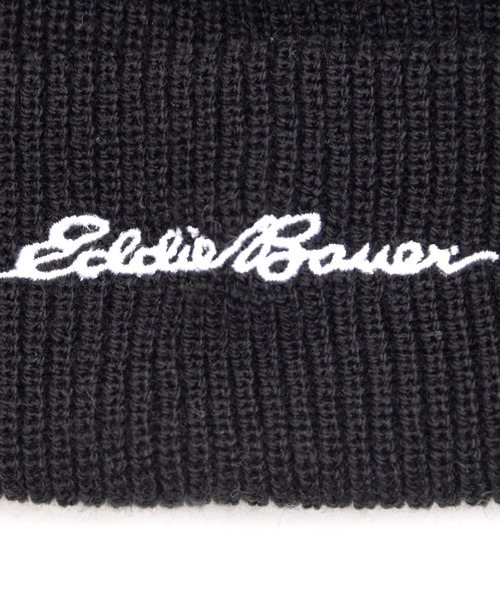 Eddie Bauer（エディーバウアー）の「ロゴ刺繍 ワッチキャップ（ニットキャップ/ビーニー・メンズ・ネイビー/ベージュ/ワインレッド/ブラック・F）」の6枚目の写真