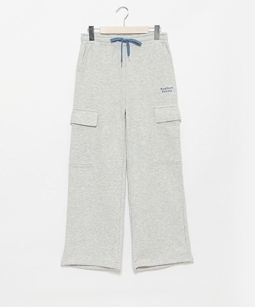 LOVETOXIC(ラブトキシック)の「【LTXC】【裏起毛】スウェットカーゴパンツ(その他パンツ・キッズ・トップグレー/ブラック/オフホワイト・M/L/S/LL)」の7枚目の写真