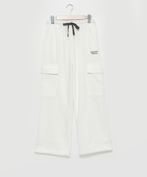 LOVETOXIC(ラブトキシック)の「【LTXC】【裏起毛】スウェットカーゴパンツ(その他パンツ・キッズ・トップグレー/ブラック/オフホワイト・M/L/S/LL)」の5枚目の写真