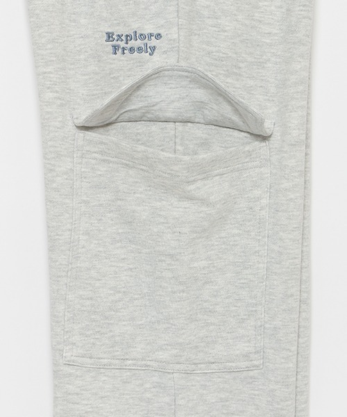 LOVETOXIC(ラブトキシック)の「【LTXC】【裏起毛】スウェットカーゴパンツ(その他パンツ・キッズ・トップグレー/ブラック/オフホワイト・M/L/S/LL)」の12枚目の写真