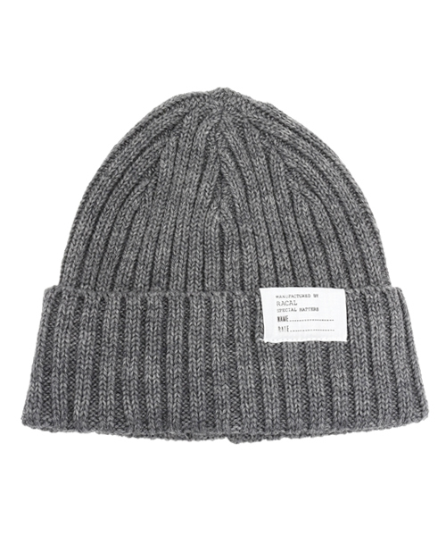 Ray BEAMS（レイビームス）の「RACAL / ニット CAP（ニットキャップ/ビーニー・レディース・オフホワイト/グレー/ブラック/ワイン/ネイビー・ONE SIZE）」の4枚目の写真