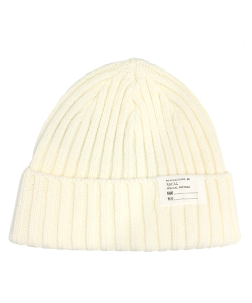 Ray BEAMS（レイビームス）の「RACAL / ニット CAP（ニットキャップ/ビーニー・レディース・オフホワイト/グレー/ブラック/ワイン/ネイビー・ONE SIZE）」の2枚目の写真